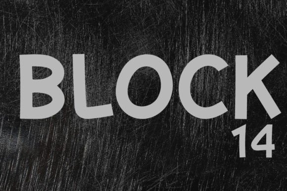 Block 14: A Casual Sans Serif Font for Creative Branding