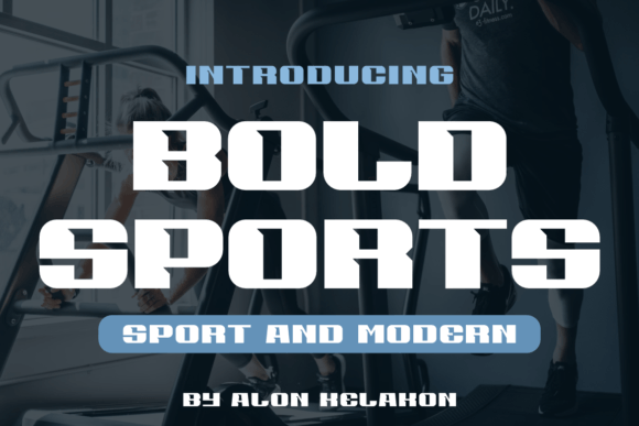 Bold Sports Typeface for High-Impact Campaigns