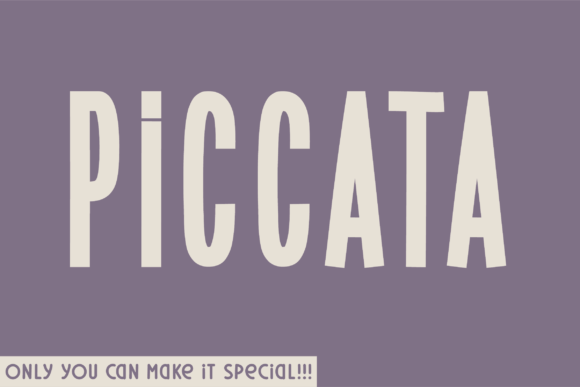 Bring Piccata Font to Life on Handmade Goods