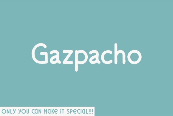 Bringing Gazpacho to Life: A Natural Sans Serif for Makers