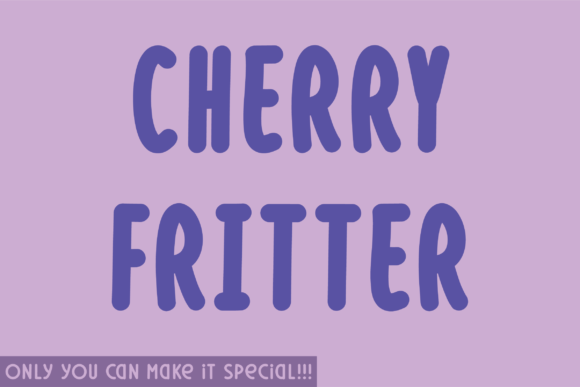 Cherry Fritter: A Unique Sans Serif Font for Digital Brands