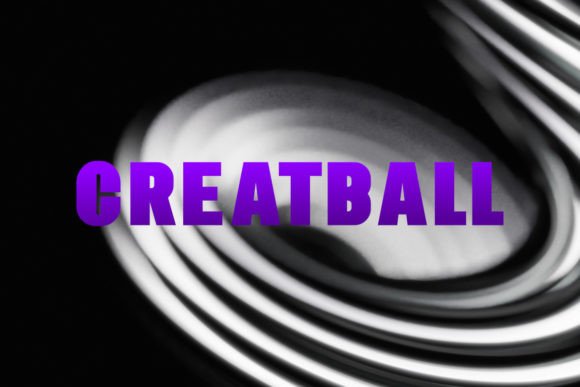 Creatball: A Modern Sans Serif Typeface for Editorial Design