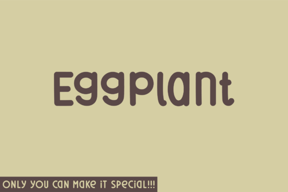 Eggplant: A Natural Sans Serif Font for Digital Design