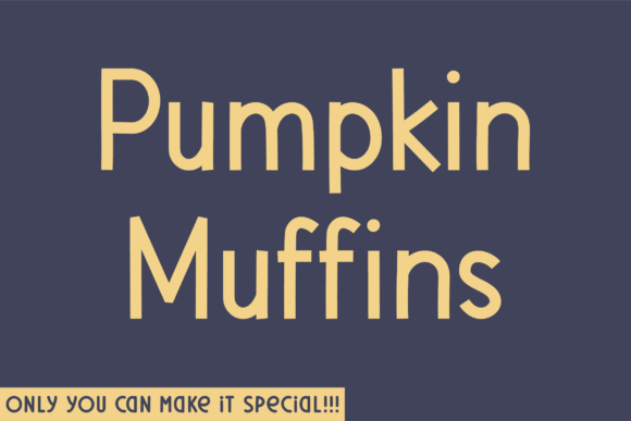 Elevate Editorial Design with Pumpkin Muffins Typeface