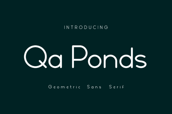 Elevate Your Brand with the Qa Ponds Typeface