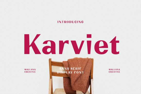 Elevate Your Shop with Karviet: A Modern Sans Serif Typeface