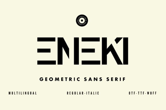 Eneki: A Modern Sans Serif Typeface for Editorial Design