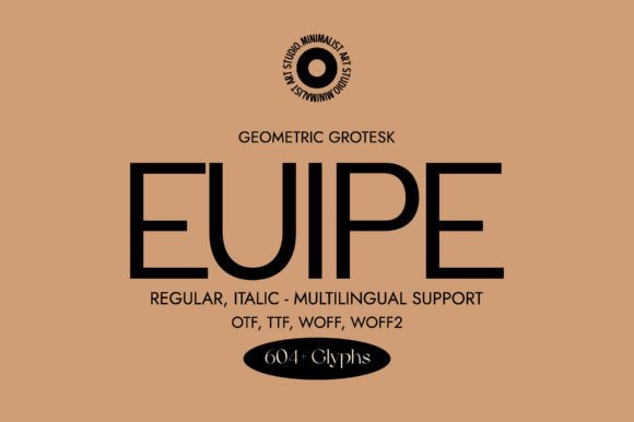 Euipe: A Modern Sans Serif Font for Digital Brands