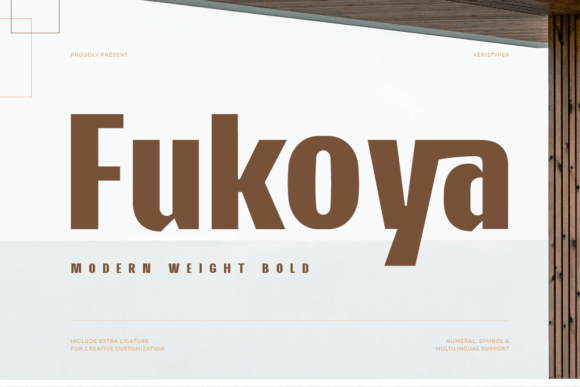 Fukoya Font Review: Bold Sans Serif for Maker Brands