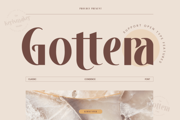Gottera: A Condensed Sans Serif Font for Modern Web Design