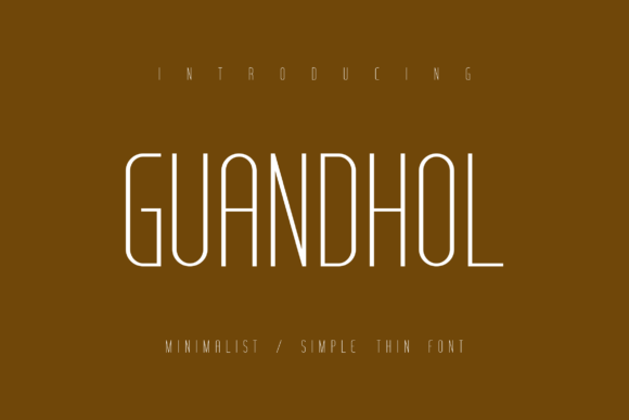 Guandhol: A Modern Sans Serif Font for Editorial Design