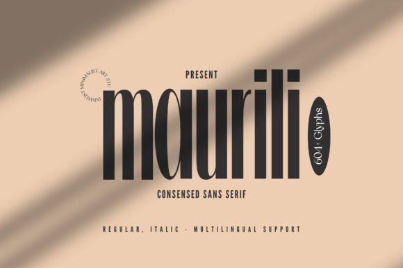 Maurili: An Elegant Sans Serif Font for Editorial Design