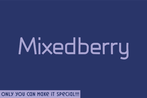 Mixedberry: A Natural Sans Serif for Editorial Design