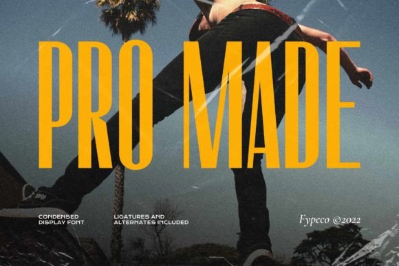 Pro Made: A Condensed Sans Serif Font for Web Design