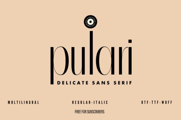 Pulari: A Modern Sans Serif Typeface for Editorial Design