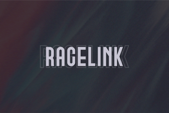Racelink: The All-Caps Sans Serif Font for Modern Branding