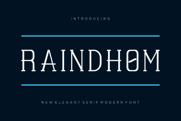 Raindhom: The Modern Sans Serif Font for Makers