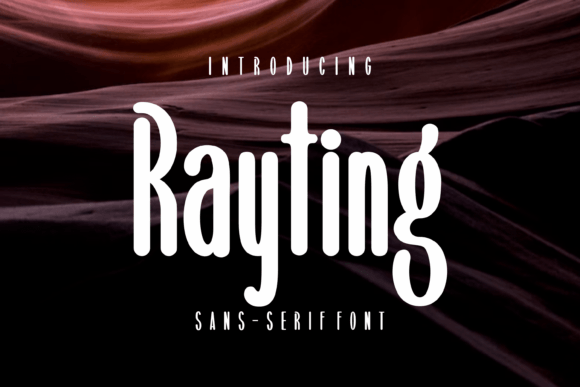 Rayting: The Modern Typeface for High-Impact Campaigns