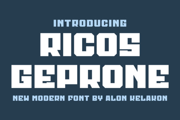 Ricos Geprone Font Review: A Modern Sans Serif for Bold Branding