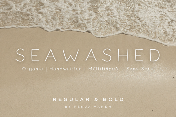 Seawashed: A Hand-Drawn Sans Serif for Editorial Design