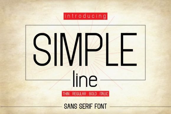 Simple Line: A Versatile Sans Serif for Modern Web Design