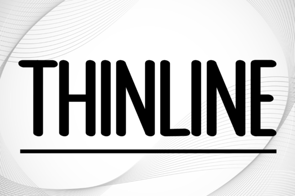 Thinline: A Modern Sans Serif Font for Makers