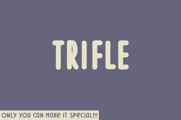 Trifle: A Natural Sans Serif Font for Modern Branding