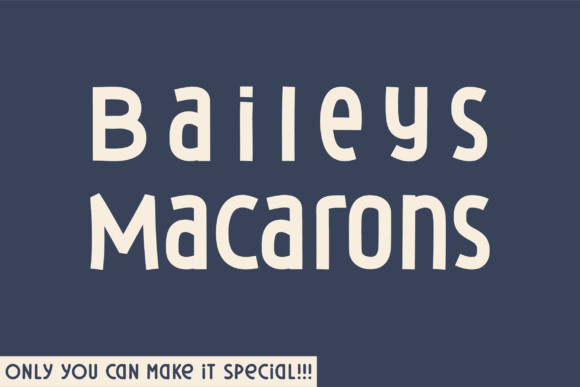Using Baileys Macarons for Modern Brand Identity Design