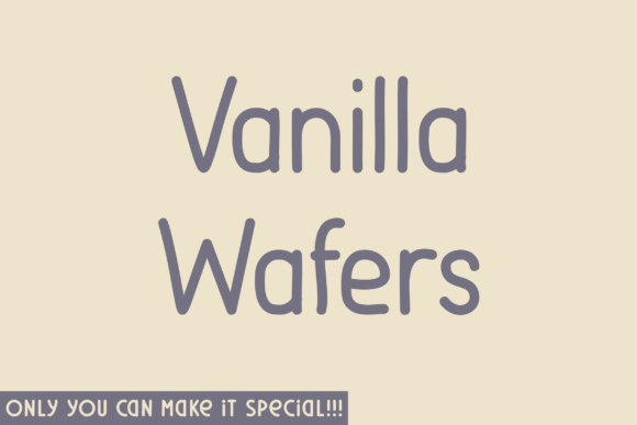 Vanilla Wafers Font: A Modern Sans Serif for Branding
